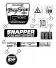 Snapper P216012E - 21" Walk-Behind Mower, 6 HP, Steel Deck, Electric Start, Series 12 Ersatzteile Decals (Part 2)